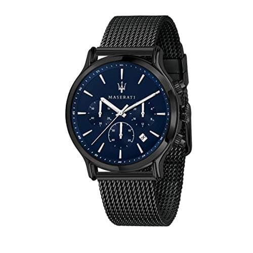 Maserati Men's Epoca R8873618008 Black Stainless-Steel Quartz Dress Watch