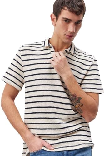 DeFacto Mens Smart Casual Regular Fit Resort Polo Neck Short Sleeve Knitted Polo T-Shirt Polo (pack of 1)