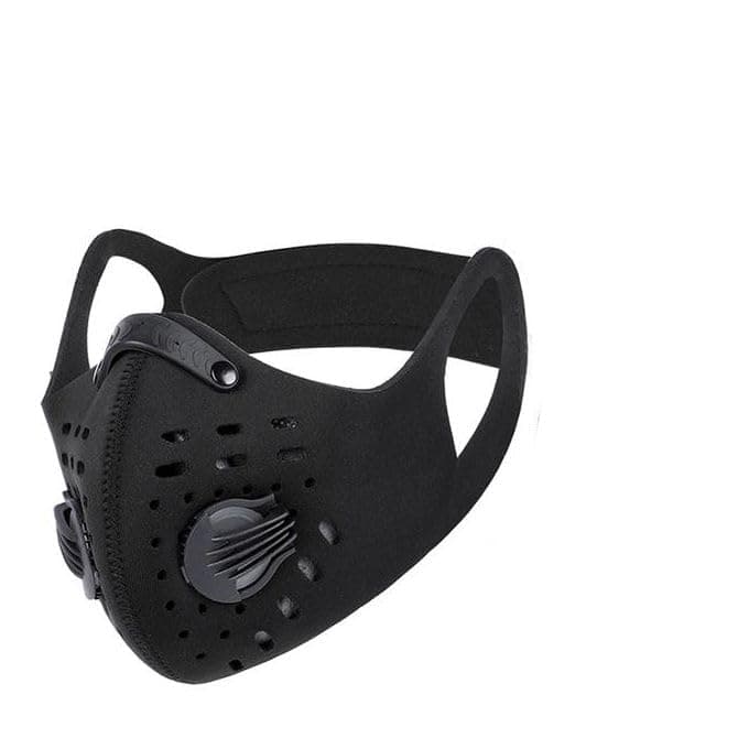 Kapper Trade Sport Face Mask Breathable Mesh for Cycling Running Walking Outdoor Activities Comfortable Fit (1 Piece, Black, Code :7601)
