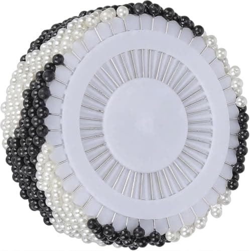 Bulk Pack of 80 Black and White Hijab Pins in Assorted and Trendy Designs – Secure Hold and Hold All Day Without Damaging Fabric – Ideal for Daily Use, Travel and Special Occasions Sharp pin