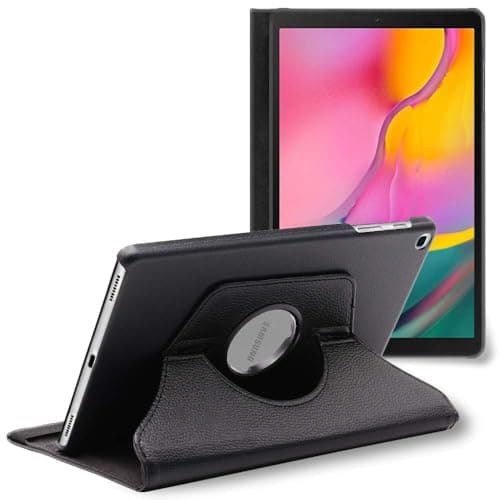 ebestStar - Cover for Samsung Galaxy Tab A 10.1 2019 T510 T515, 360 Rotation Protection Case, PU Leather, Black