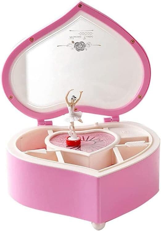 Heart Ballerina Music Box Music Box Music Jewelry for Girls Kids