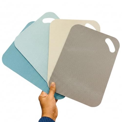 Al-Kholoud Ek 3023 Cutting Boards Set Set of 4 Pieces Multi-Size Cutting Boards for Organized Kitchen Prep