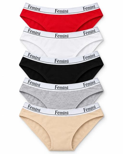 Women's Bikini Panties, Pack of 5,-FC-BND5-PAN4