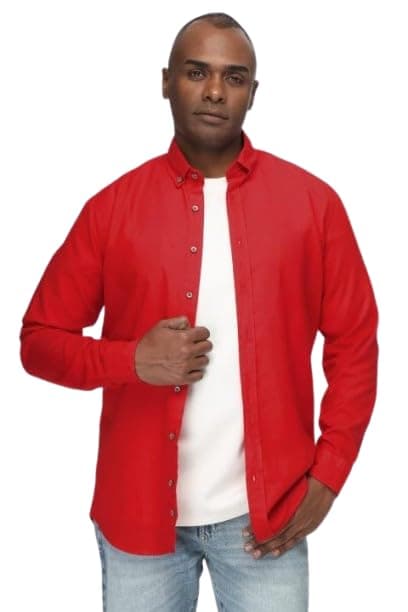TiE HOUSE New Fit Shirt Oxford 100% Cotton-003/001/005/0041
