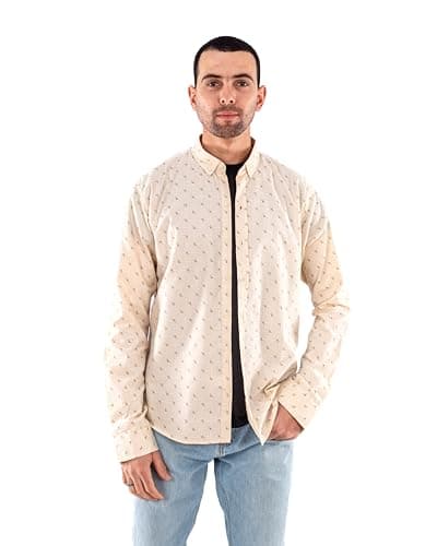 White Eagle Men's 100% Cotton Ultra-Soft Full-Sleeve Shirt