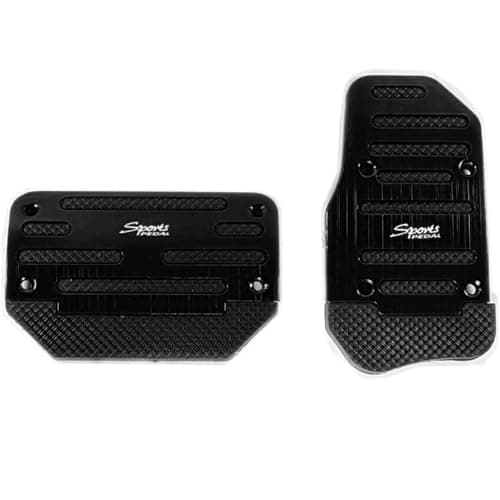 KaberTrade KaberTrade Anti Slip Foot Pedal Kit for Brake and Gas Pedal Car Accessories Compatible with All Cars (Automatic Pedal Kit - 2 Piece - Black) - KaberTrade Portable electronic device mount