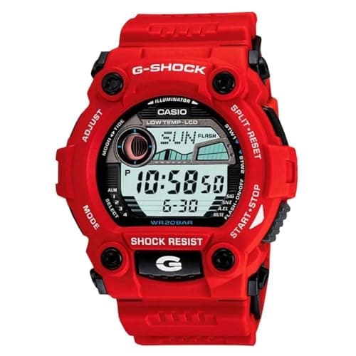 Casio Men's Grey Dial Silicone Band Watch - G-7900A-4DR