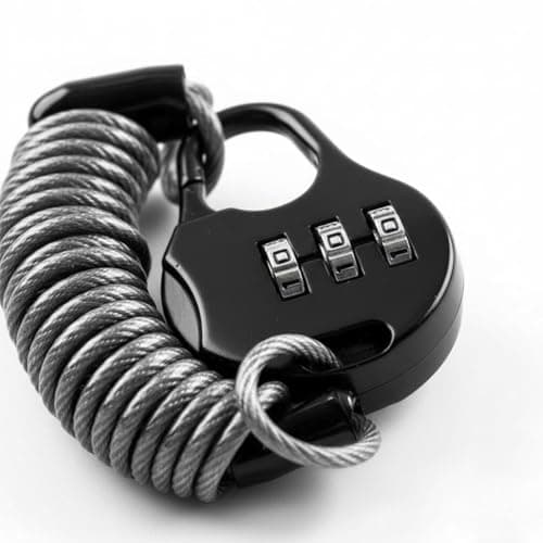 90cm Multi-Purpose Steel Wire Lock with Changeable Combination for Bags, Bikes, Drawers, Doors, and Everyday Use