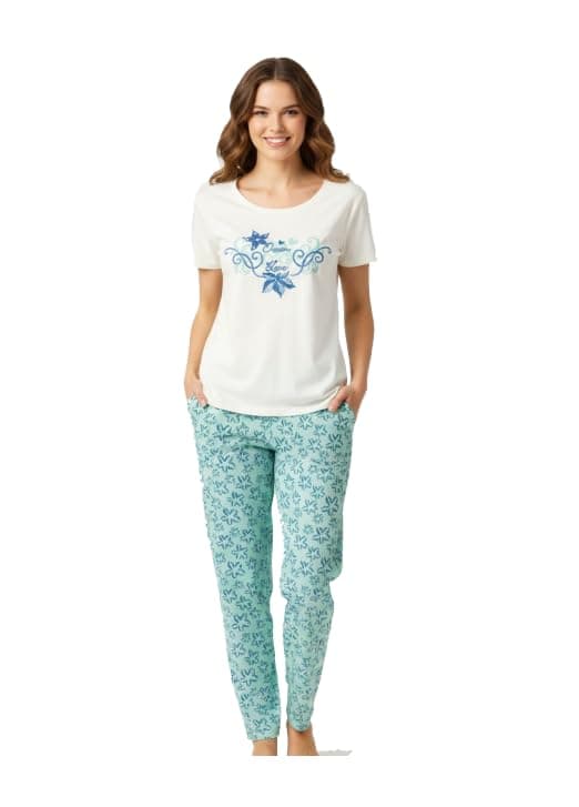 Cookies Floral Pattern Pyjama Set Pajamas