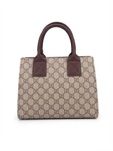 Women's Handbag maroon Monogram Pattern | Top Handles, maroonColour