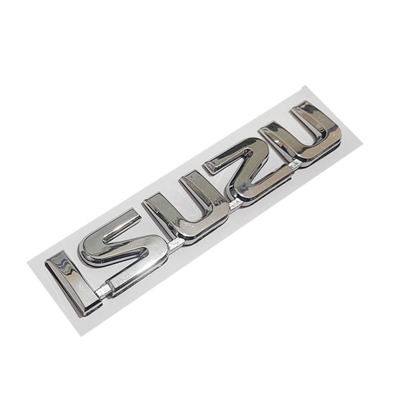 KaberTrade Kaber Trade 3D Car Logo Tag Sticker (Fit & Compatible with Isuzu Word, Size 14.5 * 2.5cm, Code:2384) - KaberTrade Vehicle emblem