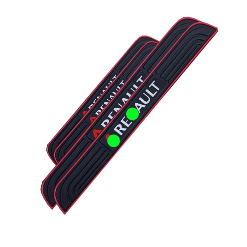 KaberTrade KaberTrade Car Door Threshold Kit, Car Door Sill Protector Scratch Resistant Non-Slip Waterproof (Silicone Threshold, Fit & Compatible with Renault Code:2087) Auto accessory