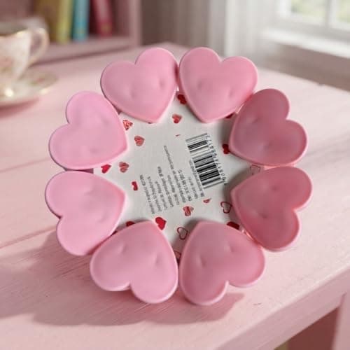 8-Piece Heart Shaped Bag Sealers for Snacks Bread Pasta Flour 3D Design Food storage bag