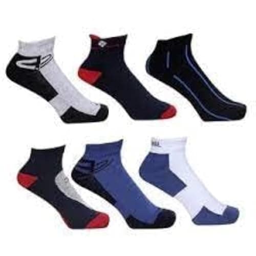 Cottonil Mens Pack Of 4 Cotton Socket Socks One Size Multicolor