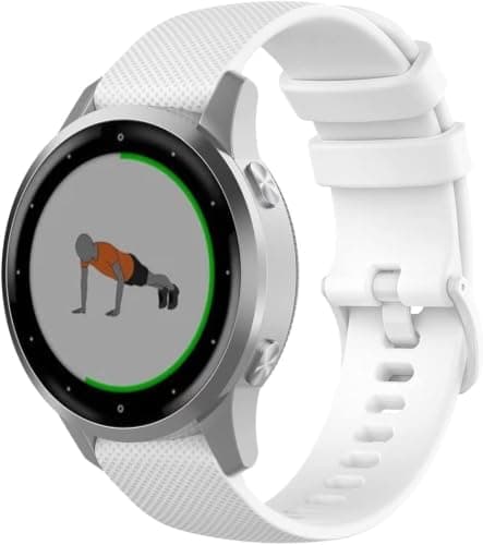 Straps (Compatible with Samsung Galaxy Watch 7 6 5 4 FE Strap 20mm 44mm/Watch 6 Classic 43mm 47mm/5 Pro 45mm/4 Classic 42mm 46mm, 40mm Soft Silicone Replacement Sport Band for Women Men