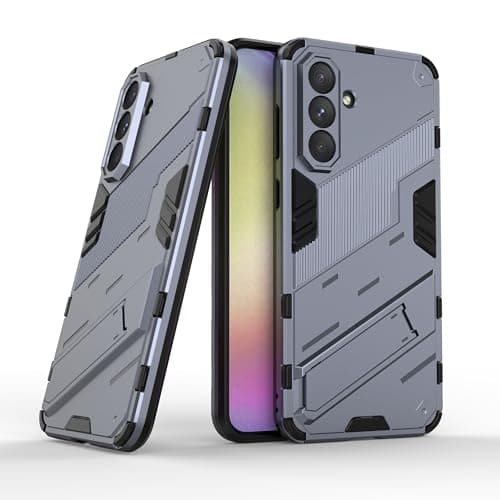 GOLDEN MASK Compatible With Samsung Galaxy A56/A36 Punk Case Anti Protection (Gray) Cellular phone case