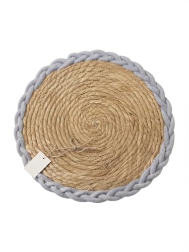 35cm Round Wicker Hot Pot Coaster Large Bubble Design Table Trivet Mat
