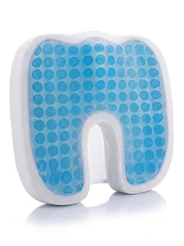 HT Medical Memory Foam Seat for Lower Back and Spine Pressure Relief While Sitting at Work or Car Body positioner