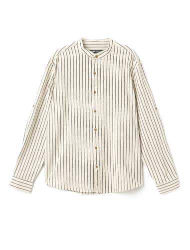 KOTON Mens Mandarin Neck Shirt Modern