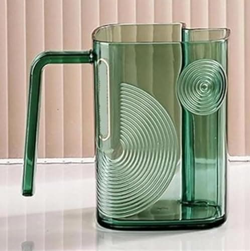Generic acrylic Bathroom Mug with Handle and Toothbrush Holder, Green, 350 ml Capacity, .db