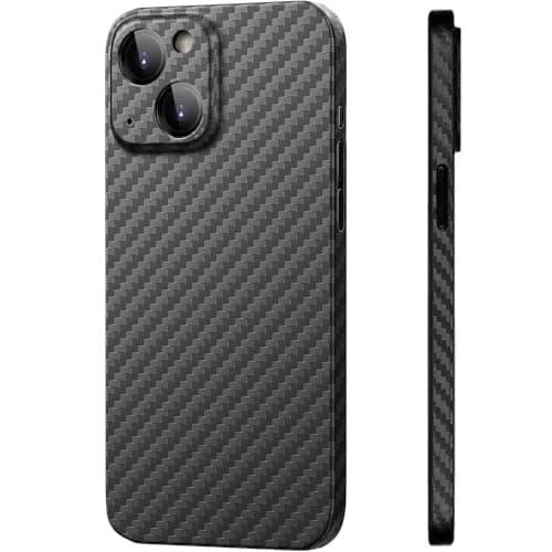 RUNGOS Slim Fit for iPhone 14 Case [Carbon Fiber Texture] [Ultra Thin as No Case on] [Wireless Charging] Soft Protective Cover for iPhone 14 Phone Case, Slim Anti-fingerprint & Sweat-proof, 6.1'' Cellular phone case