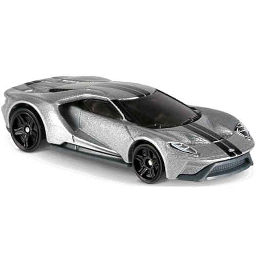 Hot Wheels Ford GT Silver Nightburnerz DieCast Metal Car Toy Non riding toy vehicle