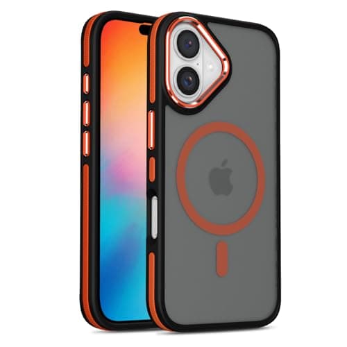 Hitaoyou Compatible with iPhone 16 Case with Magsafe, iPhone 16 Phone Case,Translucent Matte Back Slim Magnetic Cover for iPhone 16 6.1" Cellular phone case