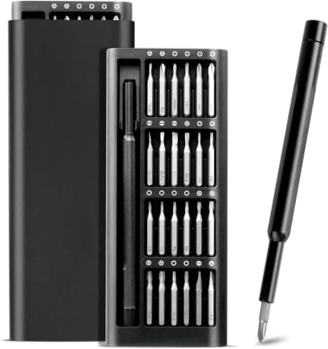 Precision Screwdriver Set with Phillips Torx Hex Bits & Storage Case