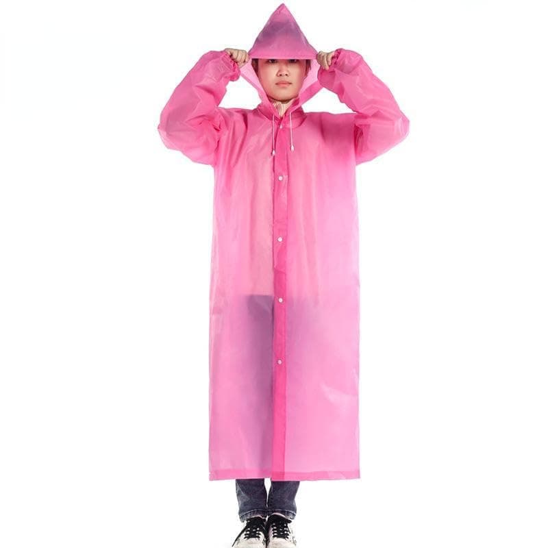 Waterproof Lightweight Raincoat Snap Button European Design Jacket Coat