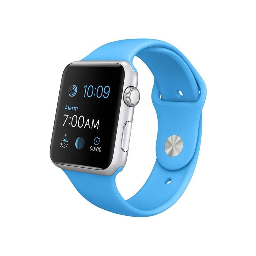 Sport Silicone Band (Compatible with Apple Watch Bands 40mm 38mm 41mm 42mm Women Men,Soft Wristband Waterproof Replacement Bands Series 11 10 9 8 7 6 5 4 3 2 1 SE Ultra