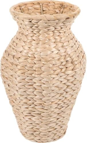 Wicker Vase for Decoration and Flower Arrangements - Vase for Table Decoration and Home Spaces T