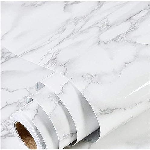 CATKIT Luxury Marble Contact Paper 60x500cm Waterproof Oil-Proof Wallpaper