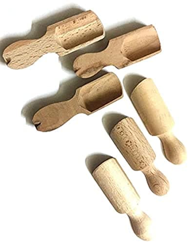 Spoon shovel spice 6 pieces, 7 cm long