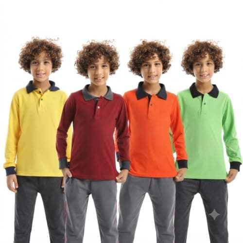 Red Circle Unisex Bundle Of 4 T-Shirt Bundle Of 4 T-Shirt Outerwear
