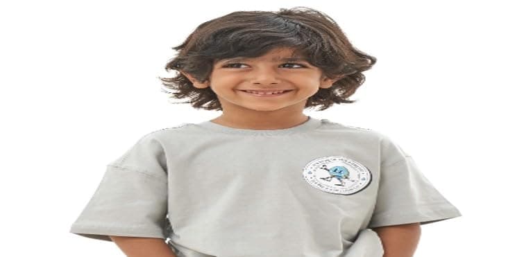 lovely land Boys Gray T-shirt for Boys Classic
