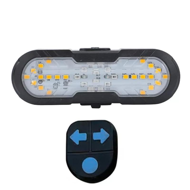 KaberTrade KaberTrade Bike Signal Remote Control Charging Right, North and Wait Signals 5 Different Lighting Systems (Code:10163)