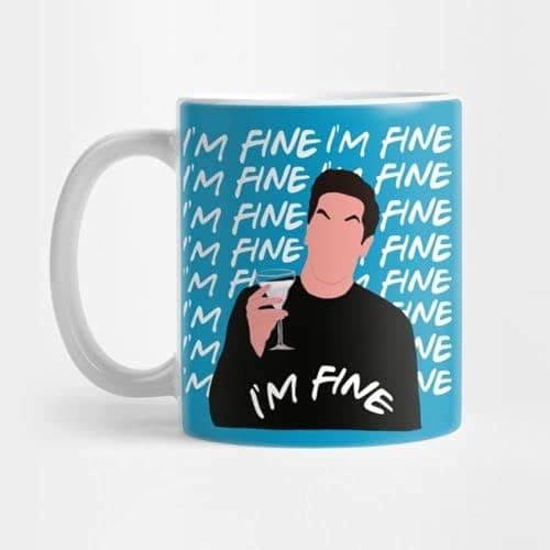 Friends I'm Fine Mug - Multicolor Drinking cup