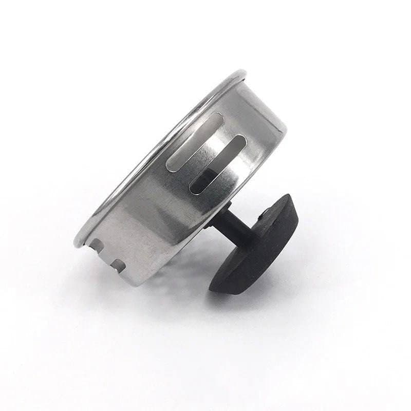 Generic 2-in-1 Stainless Steel Sink Strainer and Stopper. mk Drain strainer