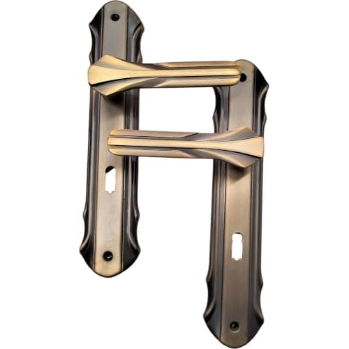 طقم مقبض أكره باب غرفة (لكلون الغرفة التقليدية المفاتيح طويل) | Hate a room door for the traditional long key color Hardware handle