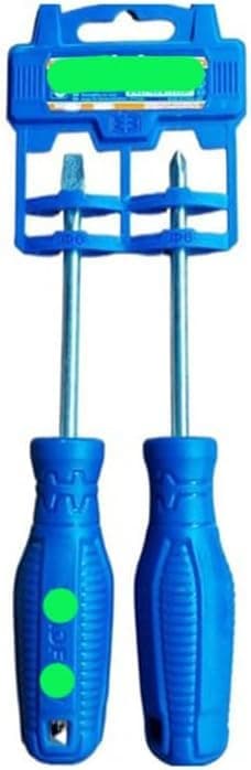 KaberTrade KaberTrade Manual Screwdriver Set Assorted (Usually and Hard) for Home and Workshop Use (2 Piece, Model :WSS2302, Code :7466)