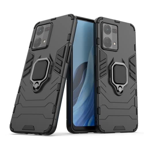 GOLDEN MASK Compatible With Oppo Reno7 4G/Oppo F21 Pro Black Panther Back Cover (Black) Cellular phone case