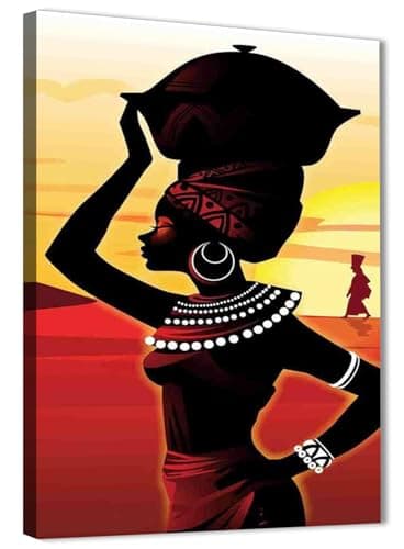 Skills Brunette Woman Wall Art - Vivid Picture Wall Art for Living Room, Bedroom, Office Decorations and More (40x60cm)