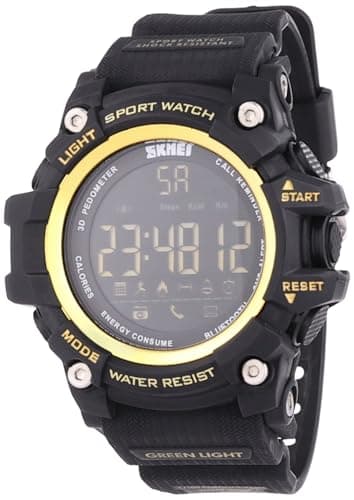 SKMEI Men Watch 1227GD Black/Gold Wearable computer