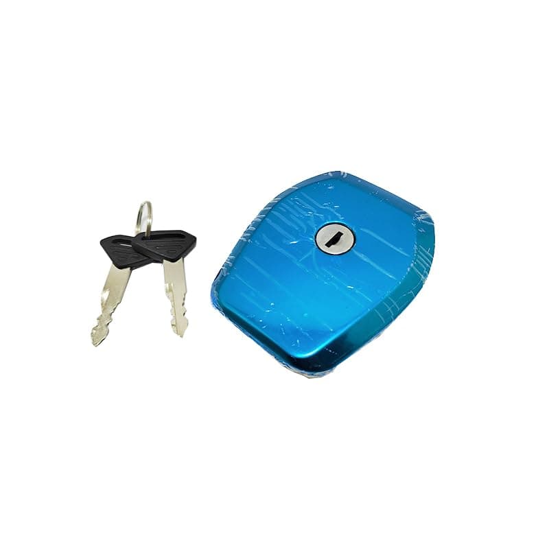 KaberTrade Motorcycle Gas Tank Cover with Safety Lock and 2 Keys (Motorcycle Tank Cover Boxer, Code 10558) Engine component cap