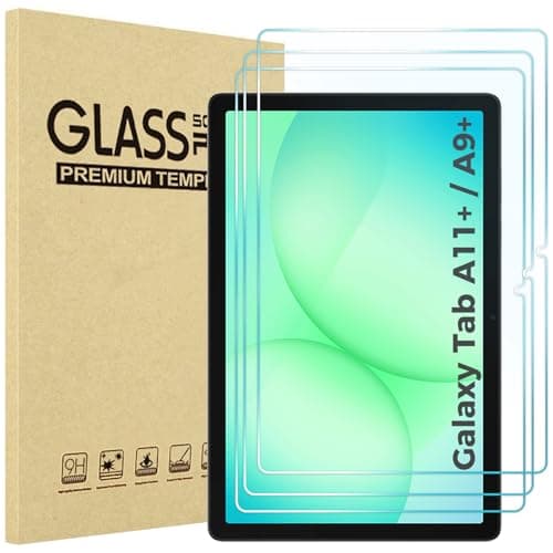 ProCase 3 Pack Screen Protector for Galaxy Tab A9 Plus 11 Inch 2023, HD Tempered Glass 9H Film Guard for 11" Tab A9+ 5G Tablet (SM-X210/X216/X218)…