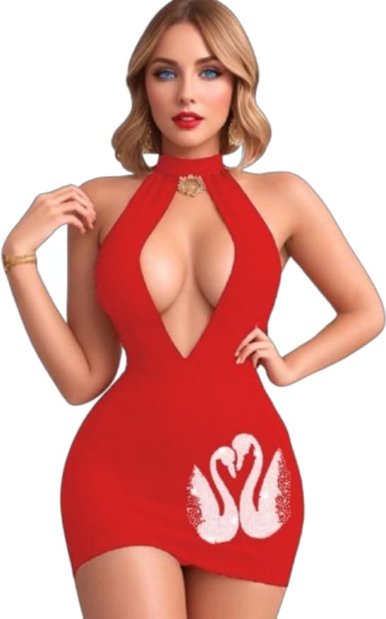 طقم لانجيري مميز لون احمر Costume outfit