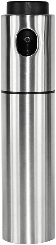 Oil Sprayers: Stainless Steel Refillable Oil Sprayer Bottle (Stainless Steel); Oil and Vinegar Dispenser for BBQ, Salads, Cooking, Baking, Roasting, Grilling, Frying.