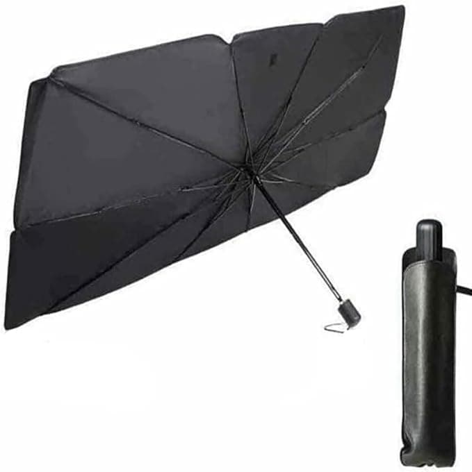 Wadi Car Windshield Sun Shade for Front Windshield, UV Rays and Heat Protection, Foldable Sun Shade Keeps Your Vehicle Cool and Blocks UV Rays Vehicle interior shade
