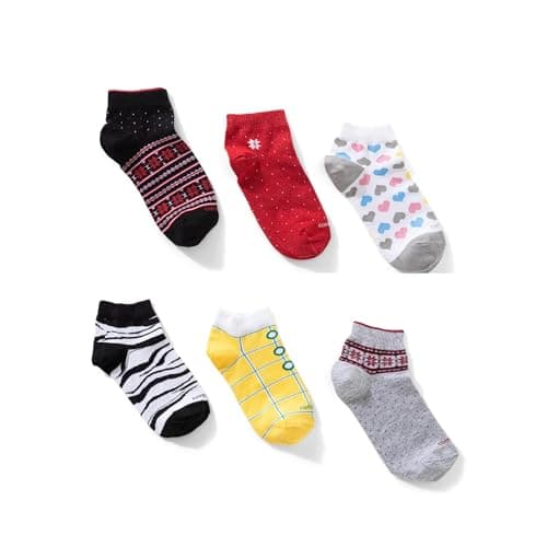Cottonil Pack Of 6 Cotton Summer Socket Socks For Women
